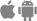 Apple and Android Icons